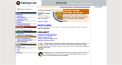Desktop Screenshot of food-nepal.com